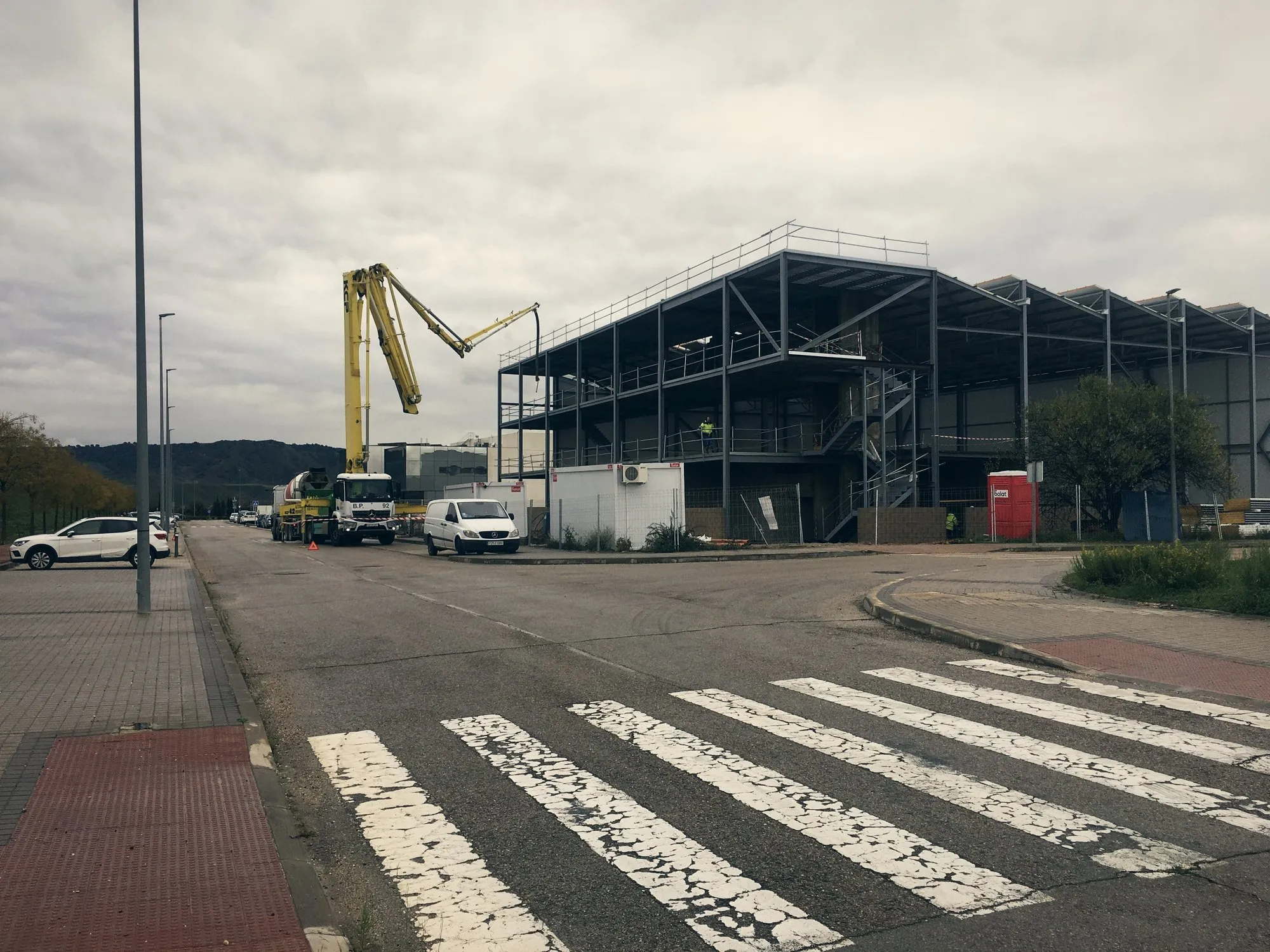 Edificio TDI durante la obra